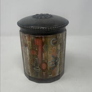 Antique 1920's Cigar Band Folk Art Cigar Band Jug